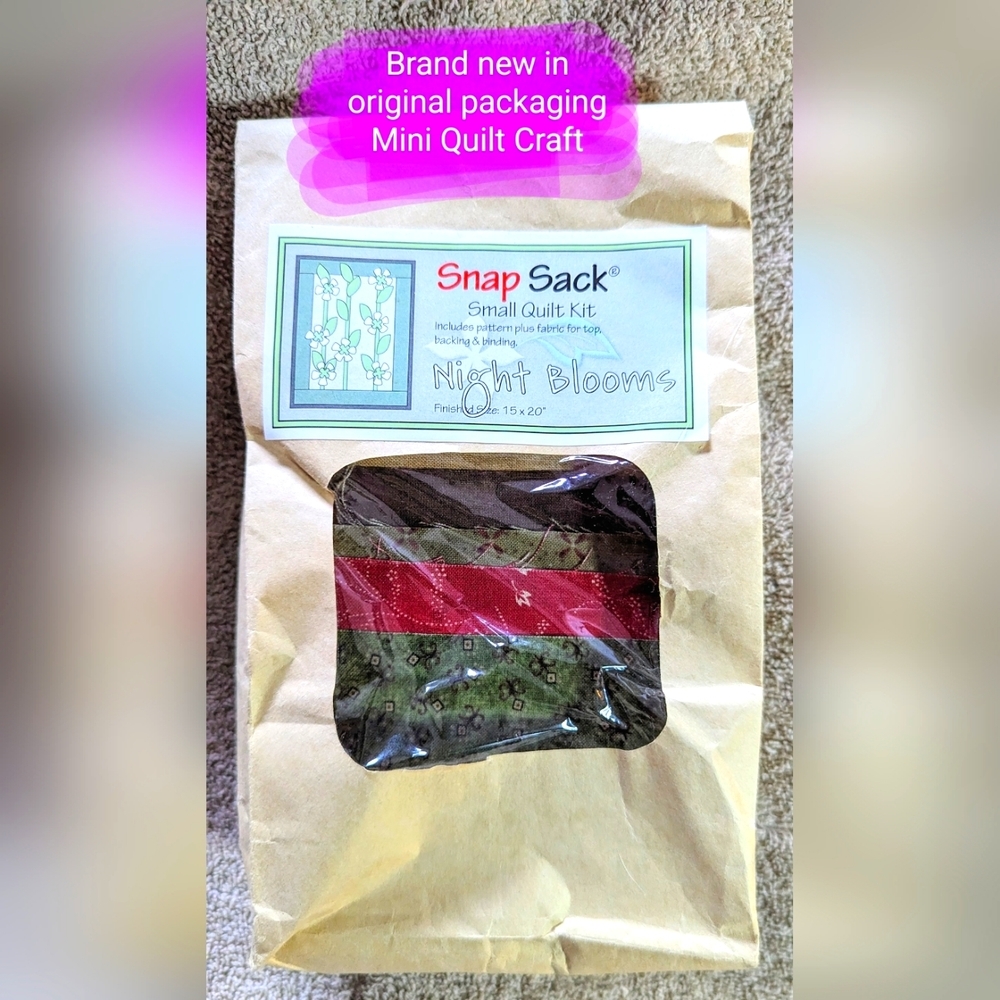 Mini quilt craft, Brand new in bag, cute gift idea for someone crafty